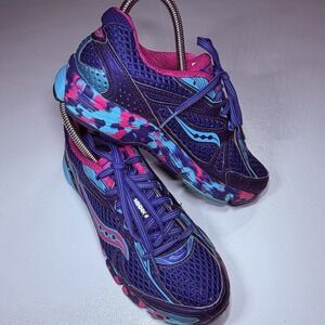 Saucony Ignite Women's Running Shoes Size 6.5 Purple Pink Blue Athletic Sneakers